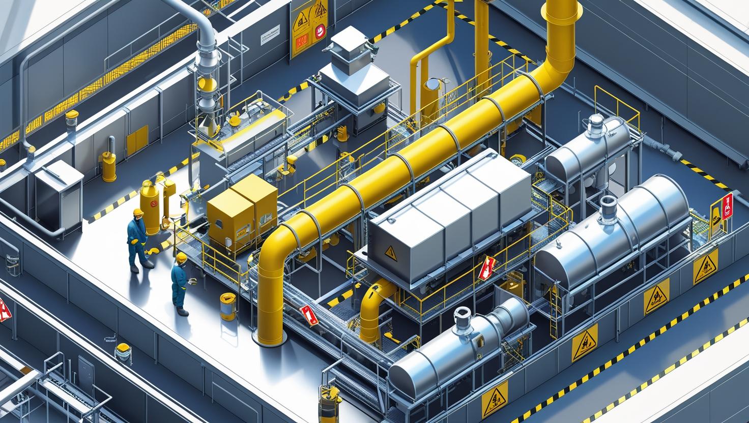 diseño layout, integra el análisis de riesgos, la implementación de medidas de protección intrínsecas, el uso de resguardos y dispositivos de seguridad adecuados, sistemas de control seguros, señalización efectiva y procedimientos de trabajo seguros, todo ello conforme a las normativas y estándares aplicables como la ISO 12100.